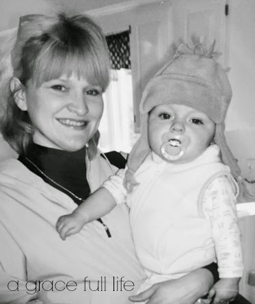 Anna and I when she was a baby